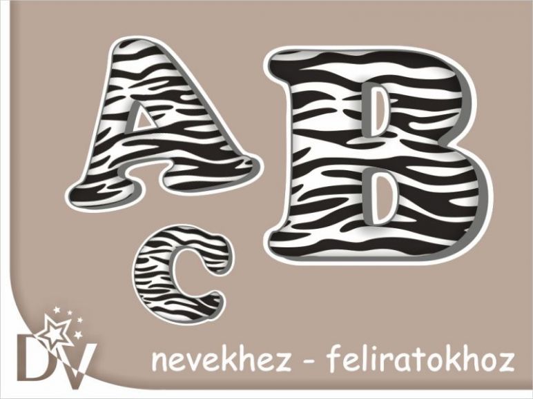 Mints betk - zebra cskos betmatrica