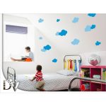 Felhős falmatrica szett 1.