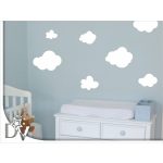 Felhős falmatrica szett 1.