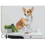 kutyás falmatrica walesi corgi háziállatos