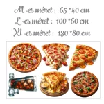falmatrica üzlet dekoráció pizza szelet  büfébe