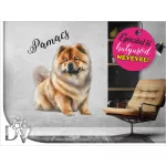 falmatrica kutya neves lakásdekoráció csaucsau chowchow