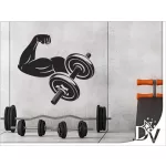 falmatrica súlyzós dekorációs fitness minta