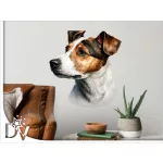 falmatrica kutya neves lakásdekoráció Jack Russel dog
