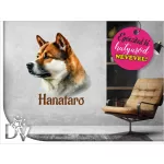falmatrica kutya neves lakásdekoráció akita shiba inu dog