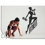 falmatrica fitness feliratos edzőtermi dekoráció