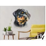 kutyás falmatrica rottweiler háziállatos