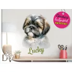 falmatrica kiskutya neves lakásdekoráció Shih tzu siccu