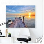 Vászonkép - Tavak és Vízesések (11619CV) / egyrészes