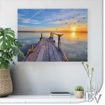 Vászonkép - Tavak és Vízesések (11619CV) / egyrészes