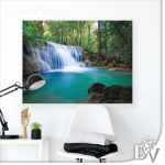 Vászonkép - Tavak és Vízesések (11893CV) / egyrészes