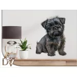 kutyás falmatrica Affenpinscher kölyök házikedvenc