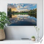 Vászonkép - Tavak és Vízesések (12011CV) / egyrészes