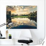 Vászonkép - Tavak és Vízesések (12024CV) / egyrészes