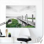 Vászonkép - Tavak és Vízesések (12025CV) / egyrészes