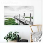 Vászonkép - Tavak és Vízesések (12025CV) / egyrészes