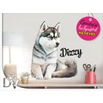 falmatrica kiskutya neves lakásdekoráció husky