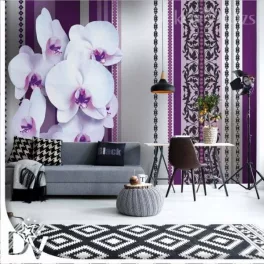 Fotótapéta - Luxus Virágos design Orchideákkal