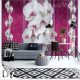 Fotótapéta - Luxus Virágos design Orchideákkal Pink