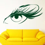 igéző szem csajos falmatrica