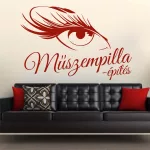 kozmetika műszempilla-építés dekoráció