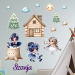 falmatrica nyuszis erdei dekoráció