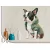falmatrica kiskutya boston terrier kölyök fiús gyerekszobába