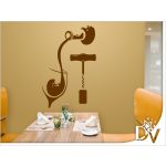 falmatrica konyhai borospohár dugóhúzó dekoráció