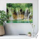 Vászonkép - Tavak és Vízesések (1518CV) / egyrészes