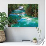 Vászonkép - Tavak és Vízesések (1521CV) / egyrészes