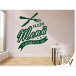 falmatrica napi menü kínáló üzletdekoráció