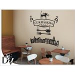 falmatrica étterem feliratos üzlet dekormatrica kiegészítőkkel