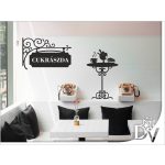 falmatrica cukrászda kovácsoltvas hatású dekoráció