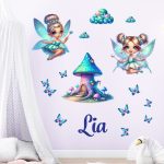falmatrica tündér csillagokkal saját névvel  dekoráció