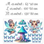 falmatrica gyerekszobába hercegnő  saját névvel öntapadómatrica