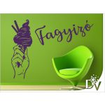 falmatrica fagyizó mintás üzletdekoráció