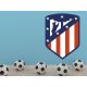 falmatrica csapat logó atletico madrid faldekoráció