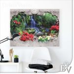 Vászonkép - Tavak és Vízesések (1601CV) / egyrészes