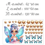 TÜNDÉR VARÁZSPÁLCÁVAL  - Ajándék MEGA XXL méret