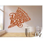 falmatrica pizza feliratos üzletdekoráció étterembe