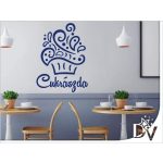 falmatrica mintás feliratos cukrászda dekoráció