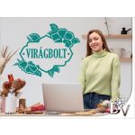 falmatrica virágkötészet kertészetbe feliratos dekoráció