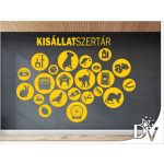 falmatrica kutyaszertár állatbolt üzletdekoráció