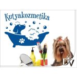 falmatrica kutyakozmetika feliratos üzletdekor