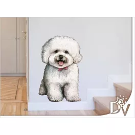 falmatrica kutya kutyus gazdiknak bichon frisé