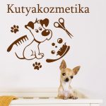 falmatrica kutyakozmetika feliratos üzletbe dekoráció