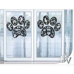 falmatrica kutyakozmetika üzlethelységbe motívumos dekoráció