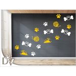 falmatrica állatbarátok kutyus matrica szett