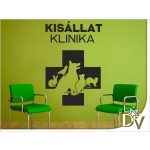 falmatrica állatklinika mintás üzletdekor