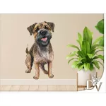 falmatrica kutya lakásdekoráció border terrier